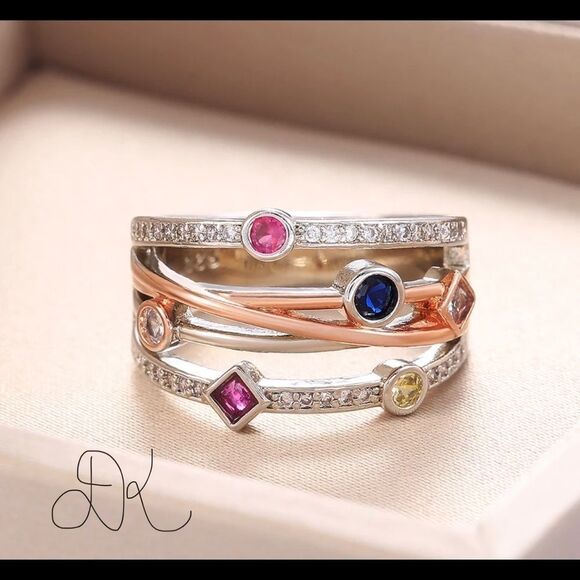 LUCRETIA ETERNITY BRIDAL WEDDING BAND - Picture 8 of 8